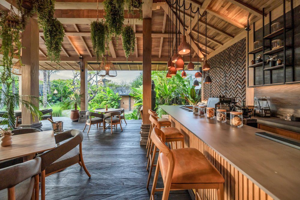 Ijo restaurant seen across the pool