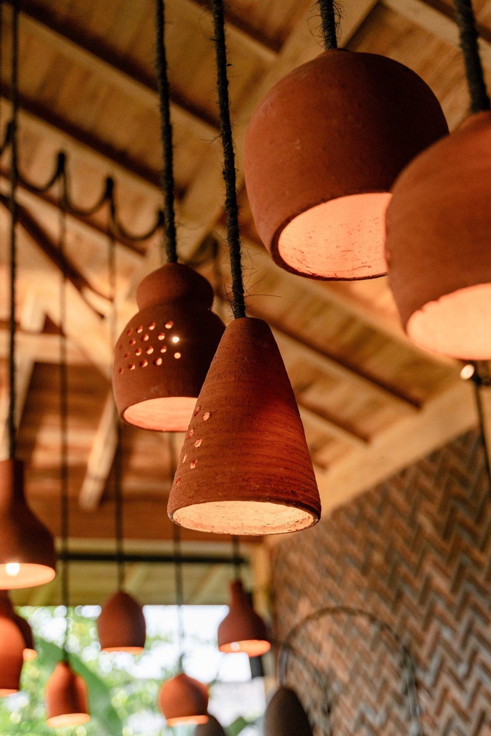 Evening at the Ijo joglo restaurant